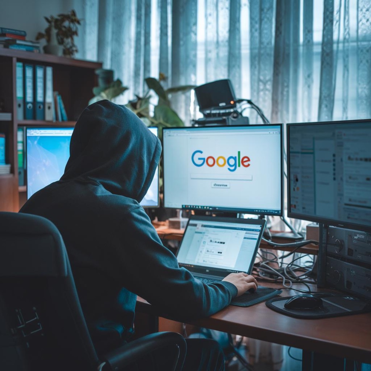 Ein Black-Hat-SEO versucht, Google-Rankings zu manipulieren