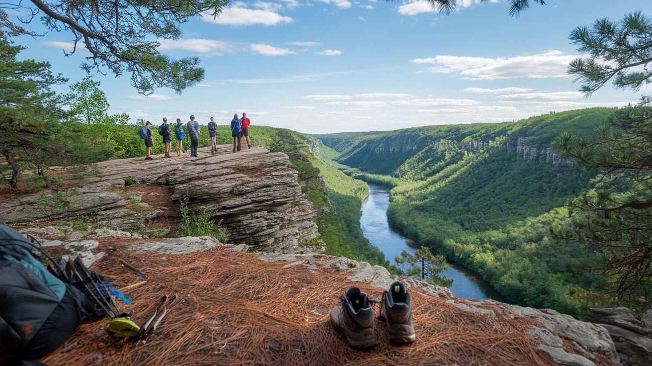 Blogger beim Wandern